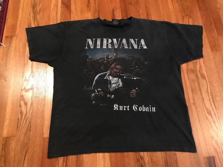 Insanely Rare 90S Nirvana Kurt Cobain Shirt