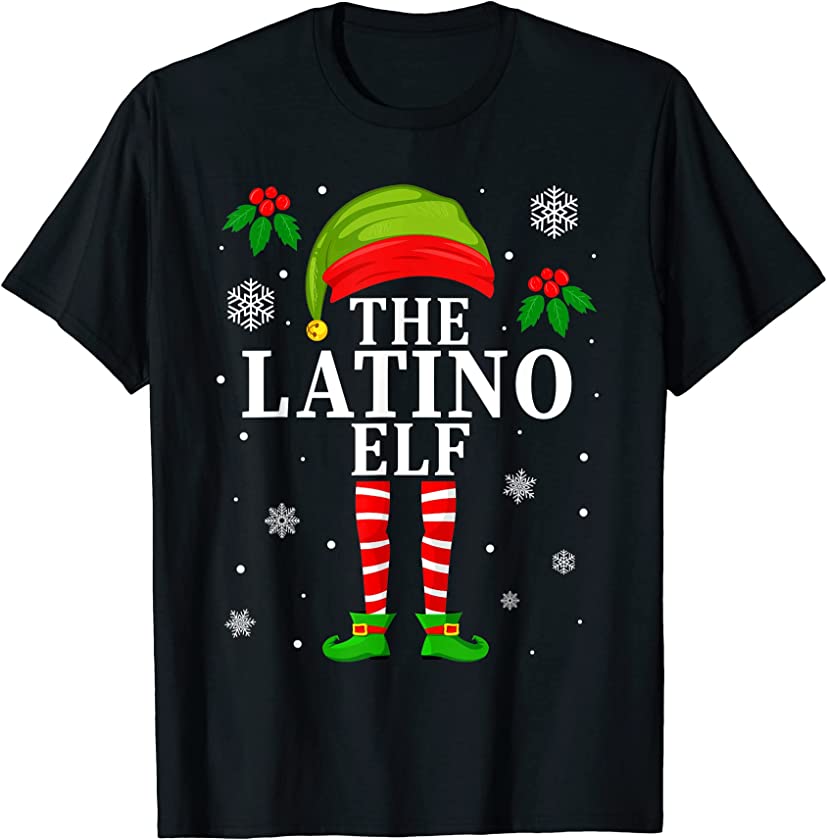 The Latino Elf Family Matching Christmas Pajama T-Shirt