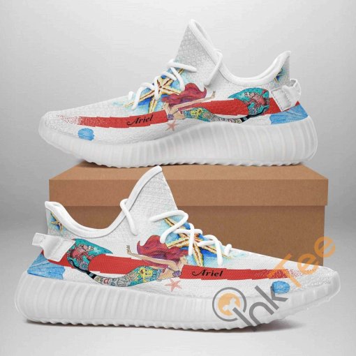 Star Ariel Custom Shoes Personalized Name Yeezy Sneakers