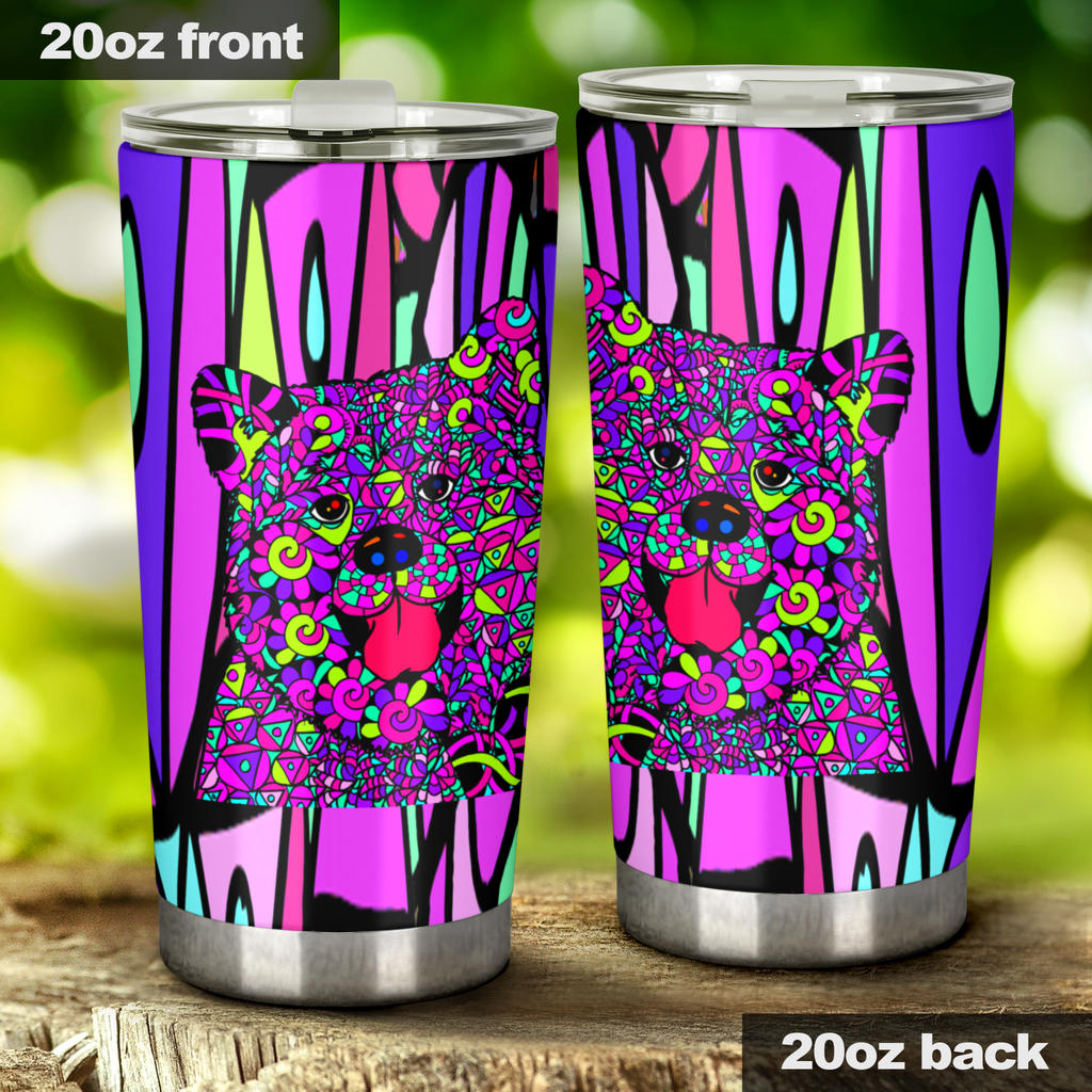 Akita Design Double-Walled Vacuum Insulated Tumblers – Art By Cindy Sang – Jillnjacks Exclusive