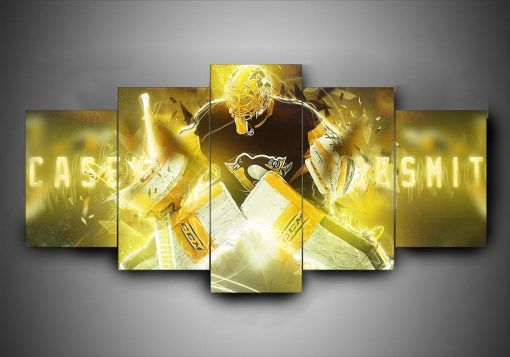 Pittsburgh Penguins Casey Desmith Sport 5 Panel Canvas Art Wall Decor