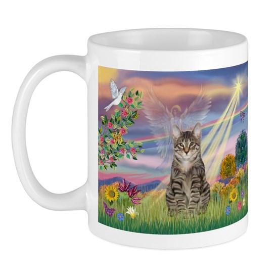 Cloud Angel & Tiger Cat Mug