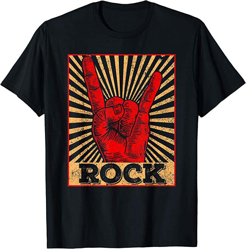 Vintage Rock n Roll Rock Concert Band Retro Gift T-Shirt