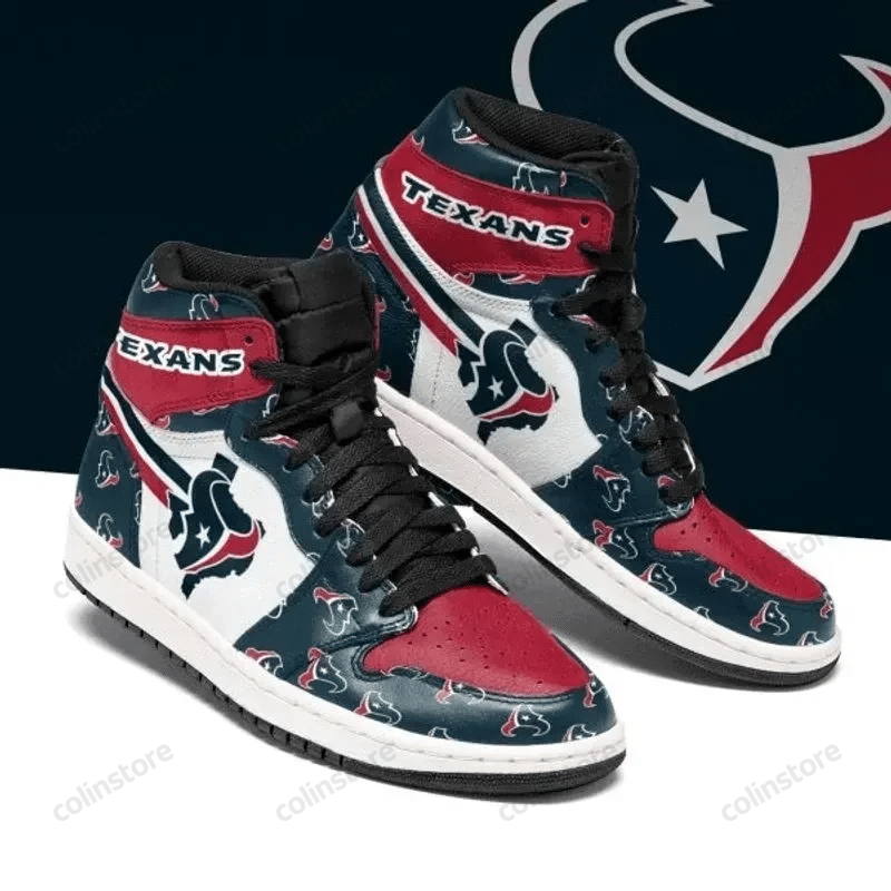 The Houston Texans Rugby Air Jordan 1 Sport Custom Sneakers