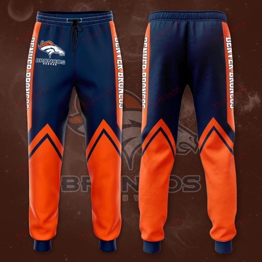 Denver Broncos 3D Printed Pocket Sweatpant 17