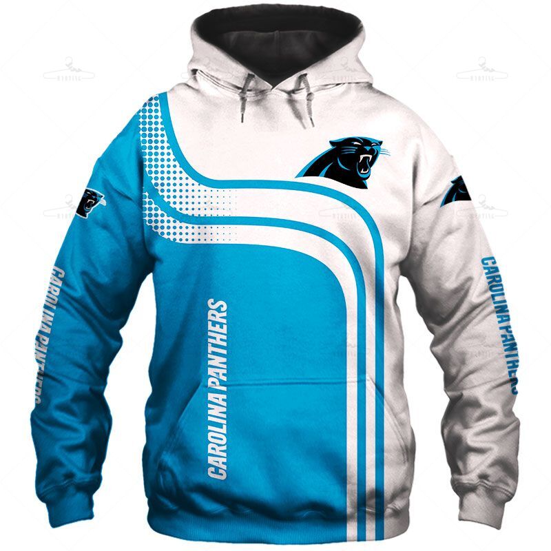 Carolina Panthers Hoodie 3D One Way Sweatshirt