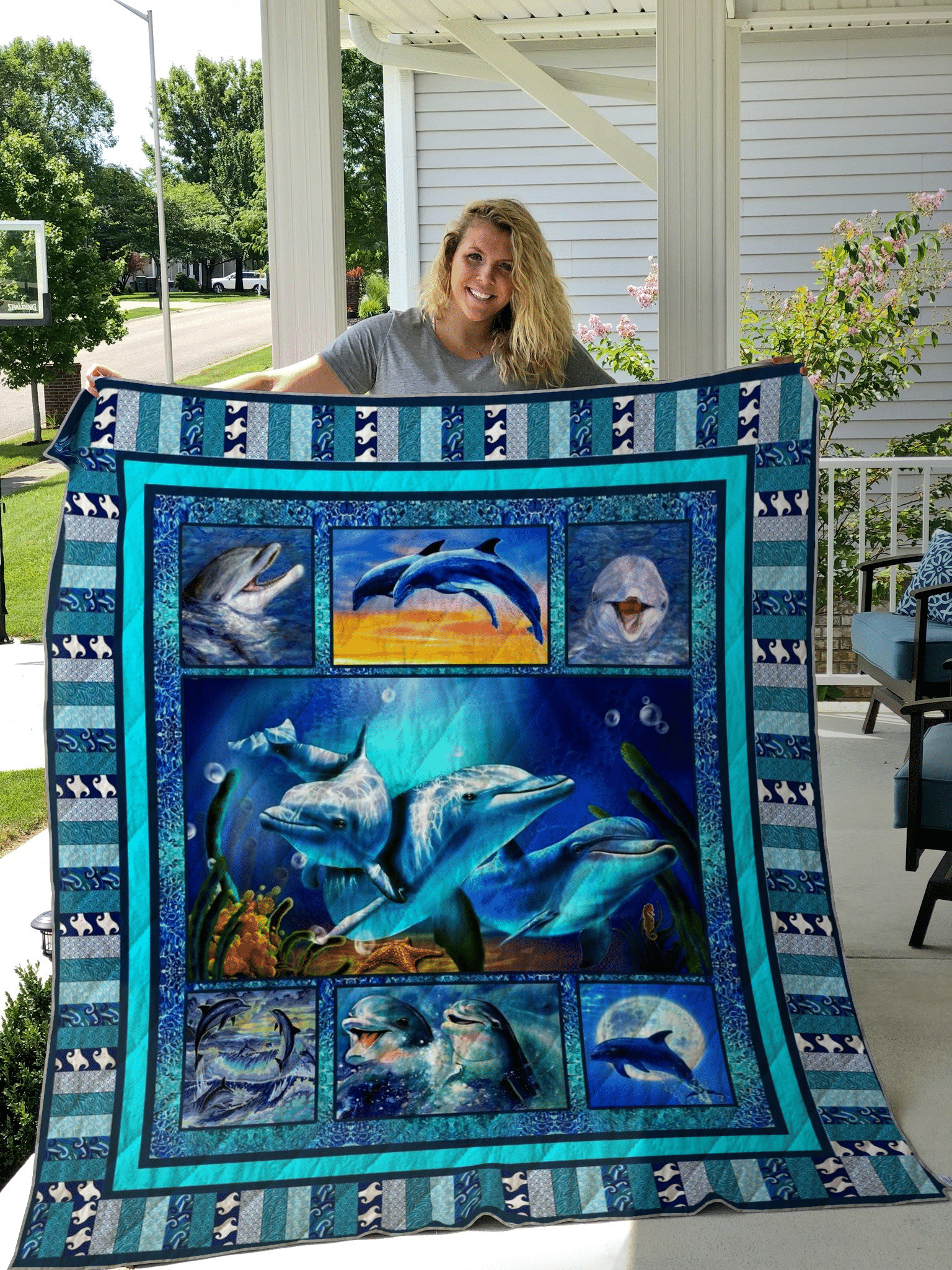 Dolphin YH3010069 Quilt Blanket