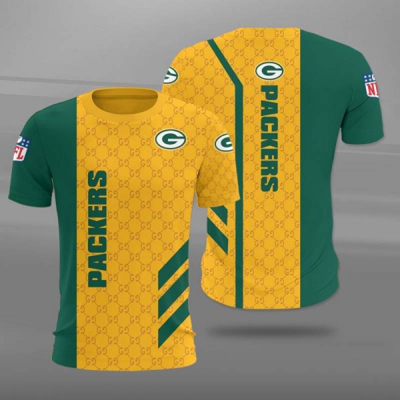 Men / Women New Design Green Bay Packers T-shirt, T-shirt for Packers Fans