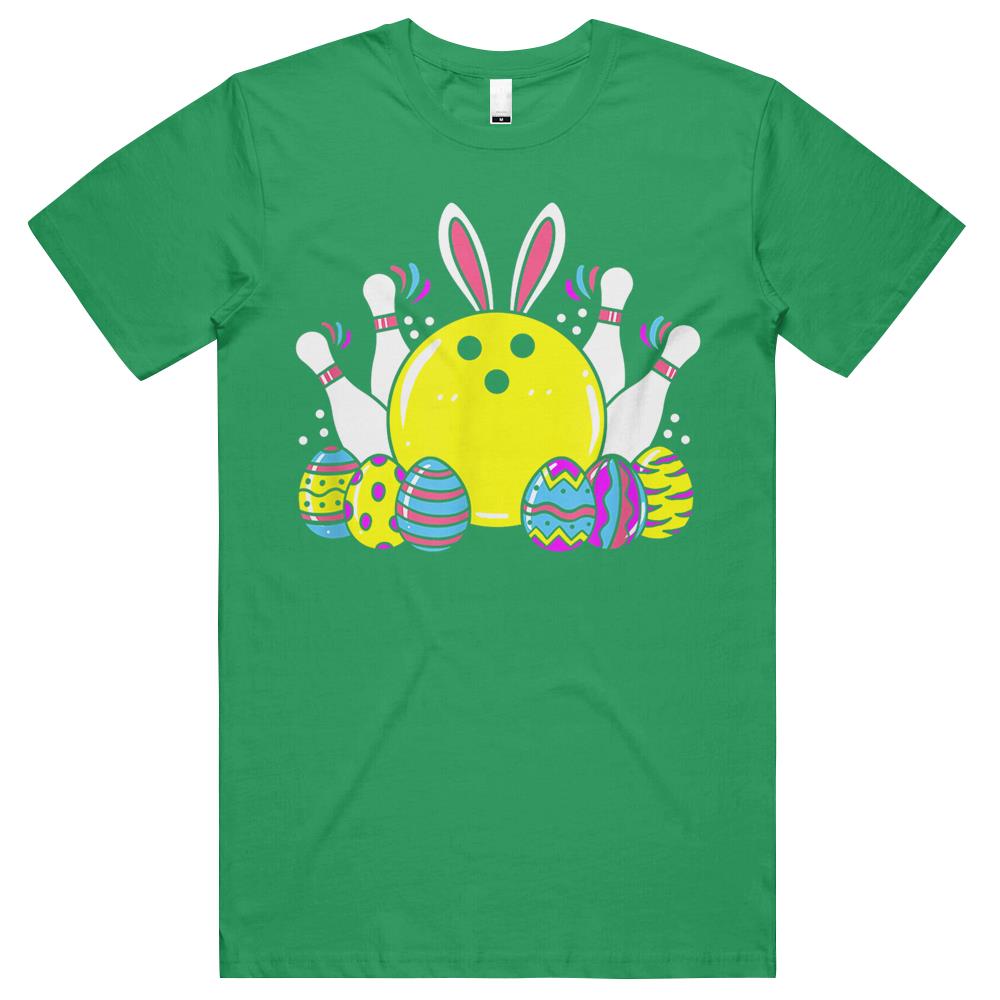 Bowling Easter Bunny Family Matching Bowling T Shirts