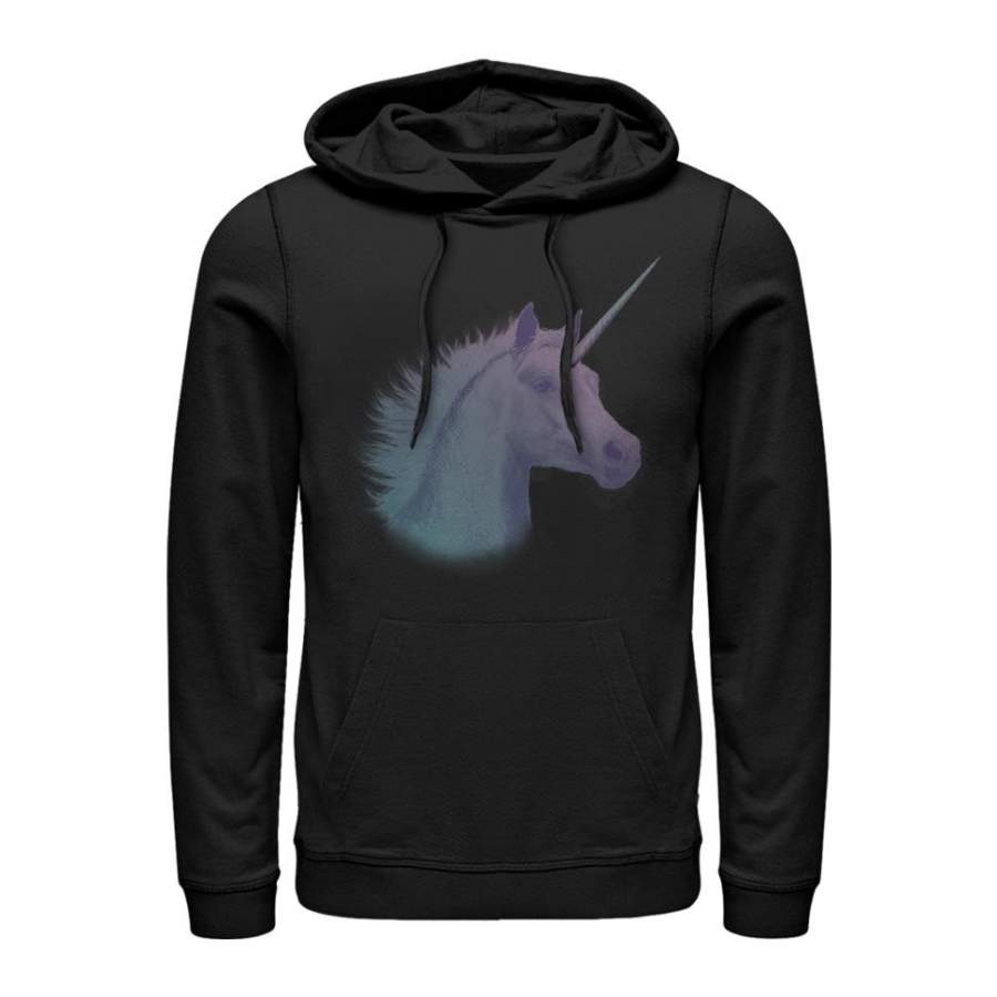 Lost Gods Men’s Lucky Unicorn  Lightweight Hoodie Black