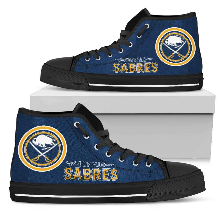 Circle Logo Buffalo Sabres High Top Shoes