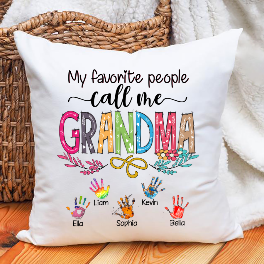 My Favorite People Call Me Nana, Mother’S Day Indoor Pillow