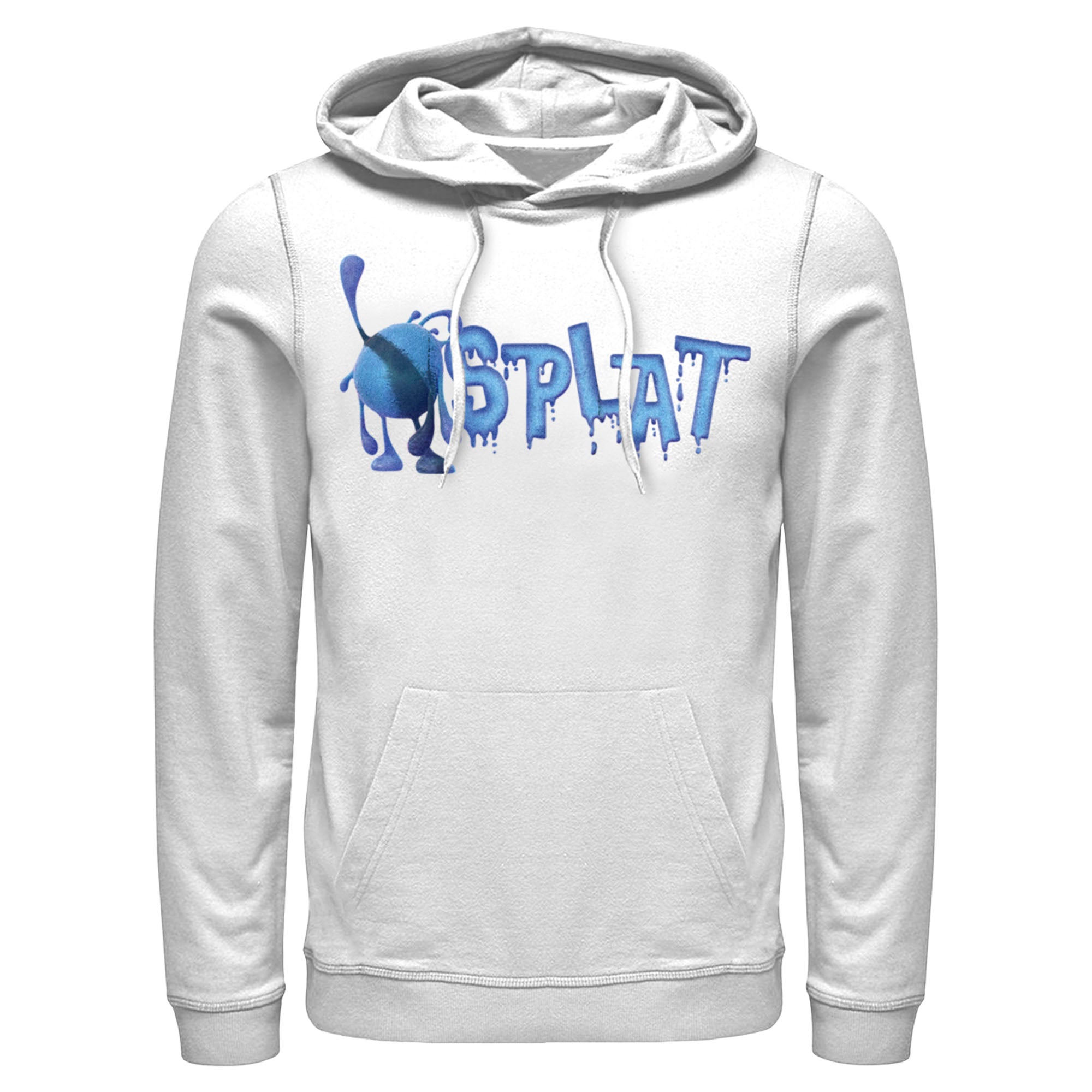 Men’S Strange World Splat Drip Logo Pull Over Hoodie