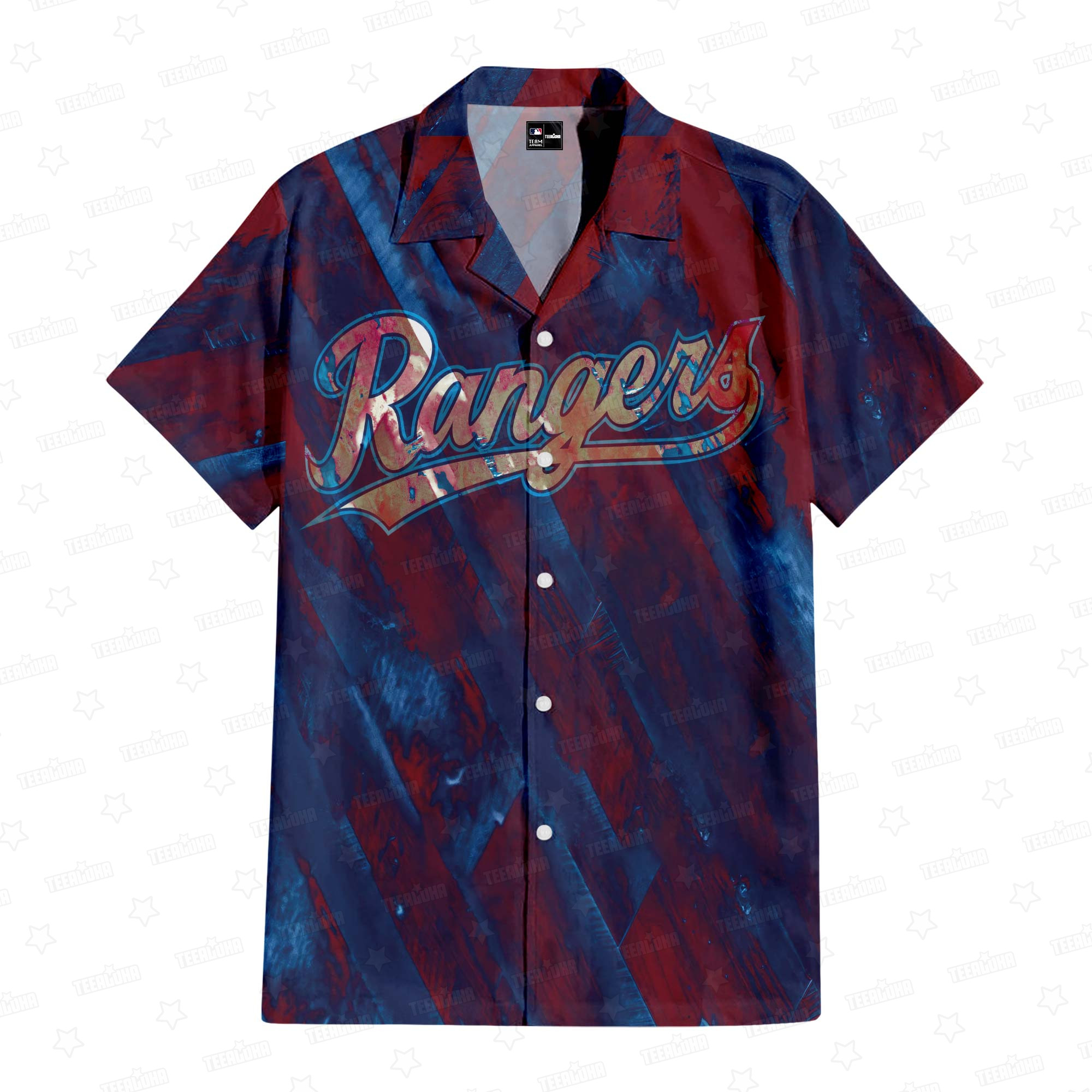 Texas Rangers Vintage Hawaiian Shirt