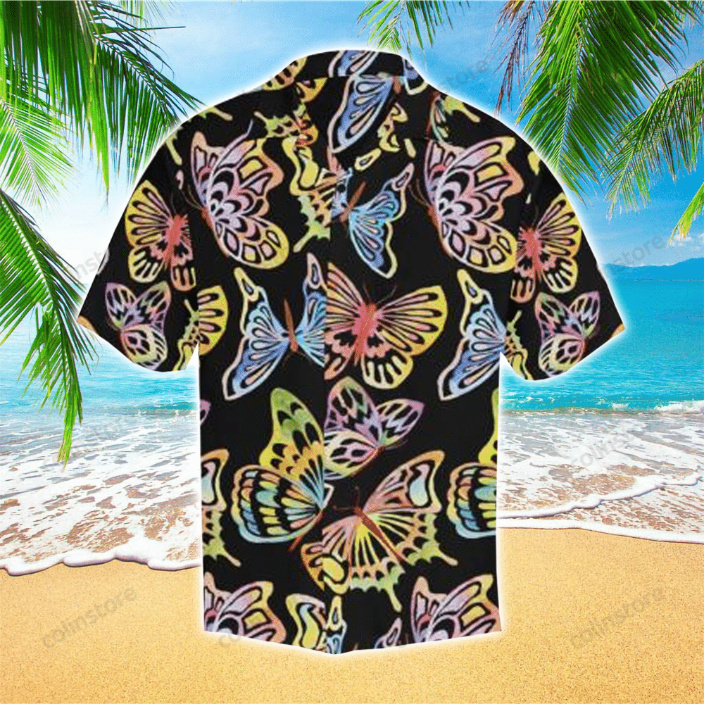 Butterflies Hawaii Shirt For Lovers Aloha Ha24614