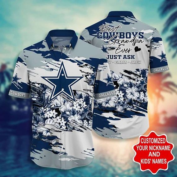 Dallas Cowboys Pesonalized Hawaiian Shirt Aloha Beach Holiday Ha27160