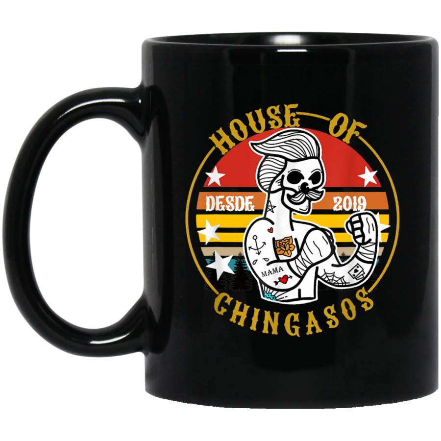 Vintage House Of Desde Chingasos 2019 Boxing Tattoo 11 oz Mug