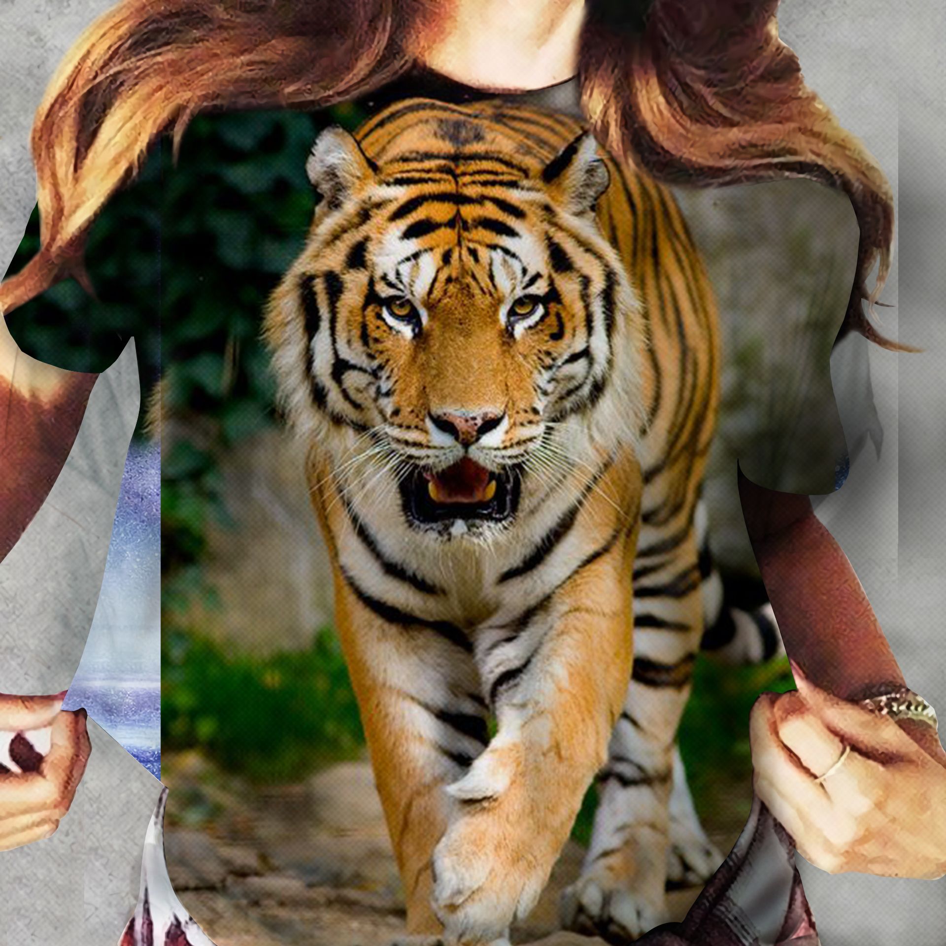 Tiger Ver02 Dadj210721Lcta Unisex 3D T-Shirt All Over Print