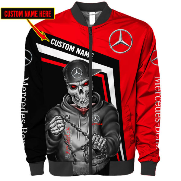 Custom Name Bomber Jacket Mercedes, Ram 3D Spring Autumn, Mens Casual Jacket Wf74