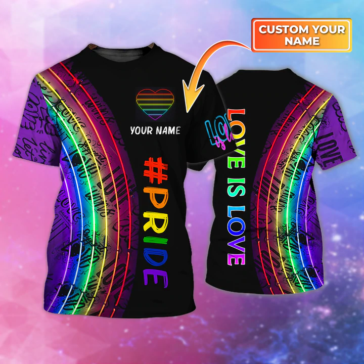 Personalized Gifts For Lgbtq Friends, Lgbt Shirts, Pride Tee Shirt 3D