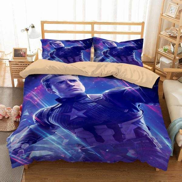 3D Customize Captain America Bedding Set Duvet Cover