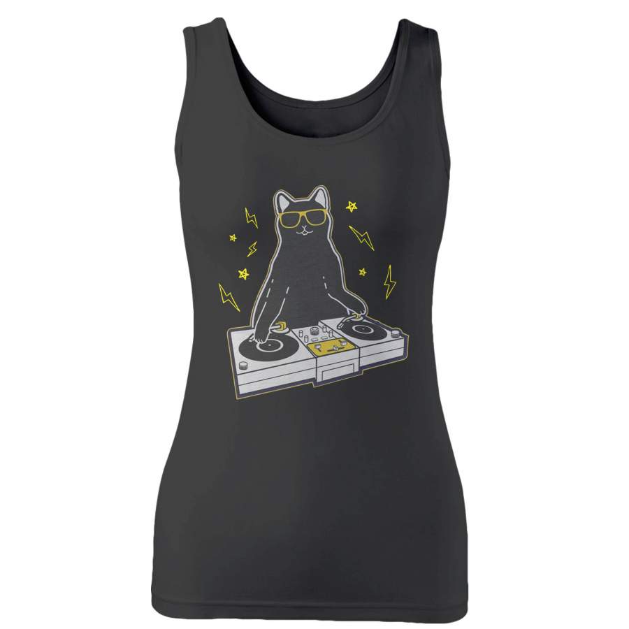 Cat Dj Unisex Kids’ Toddler Woman’s Tank Top