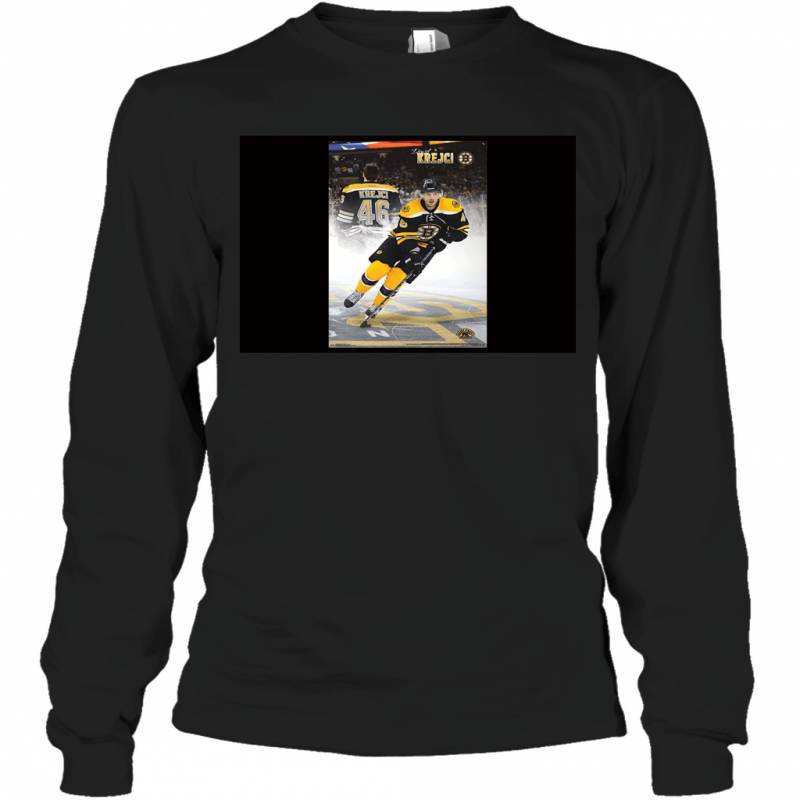 International Boston Bruins David Krejci Wall Long Sleeve T-Shirt