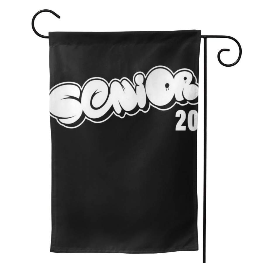 2 Pcs Garden Flag Senior 2020 Graphite Logo Horizontal Poster 12.5″x18″ -Mothers Day, Birthday Gifts for Mom, Dad, Wife, Husband, Daughters, Grandma, Friends