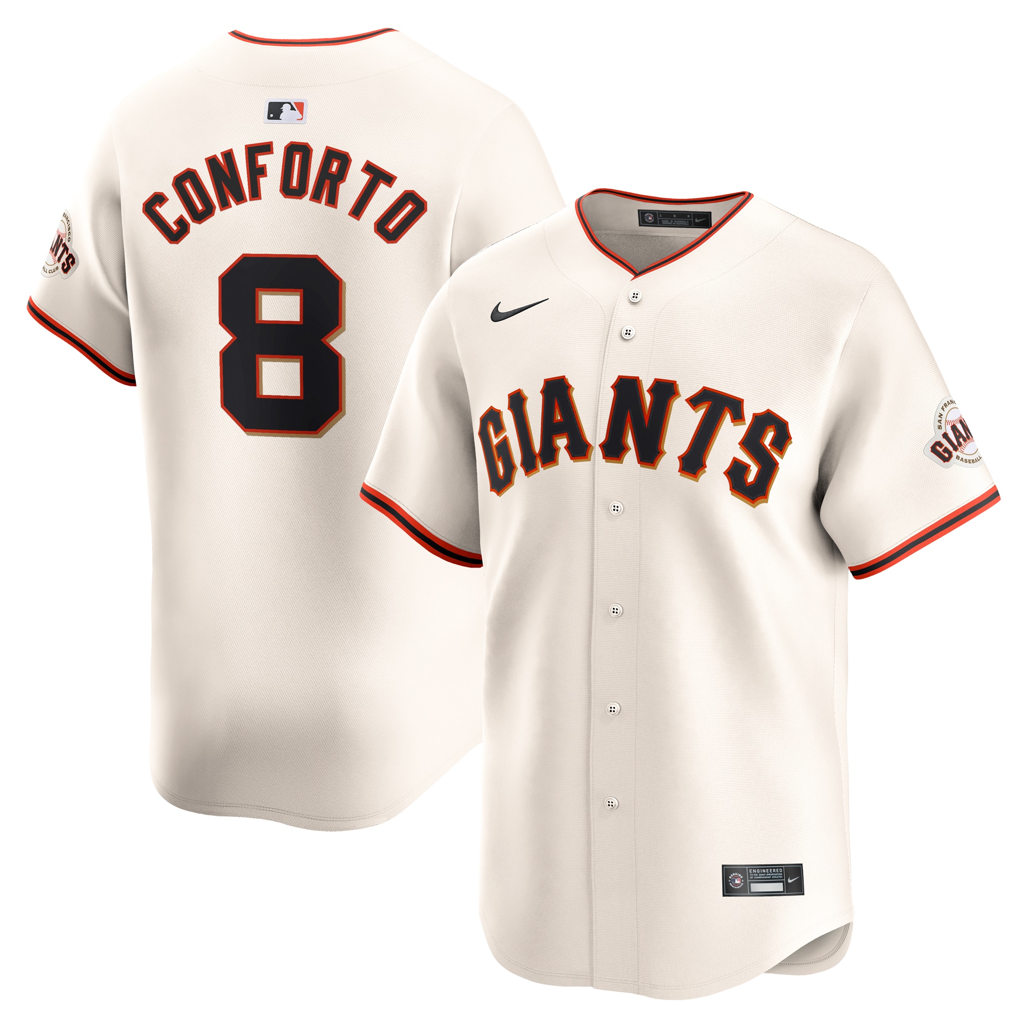 Michael Conforto San Francisco Giants Home Limited Player Jersey  Cream