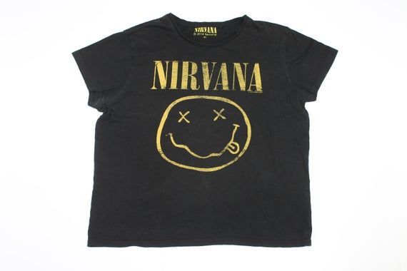 2014 Nirvana Shirt Nirvana Smile Shirt American Rock Band Shirt Grunge Shirt