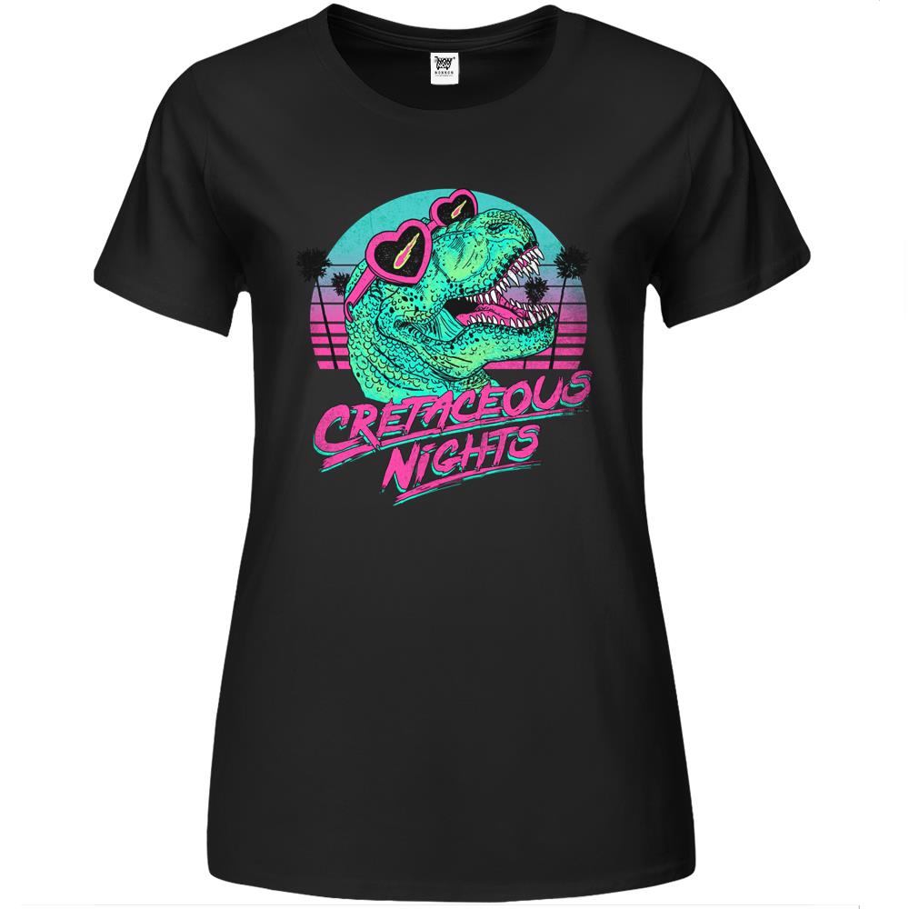 Cretaceous Nights Premium Womens T Shirts