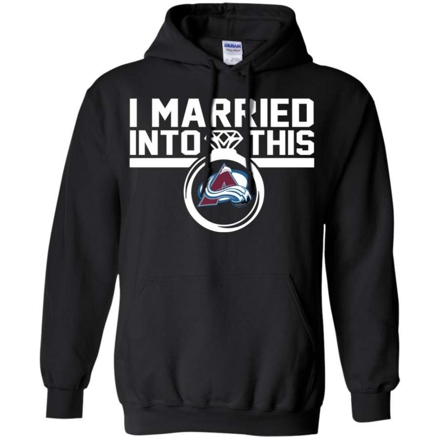 Colorado Avalanche I Married Into This Shirt Hoodie T-Shirt