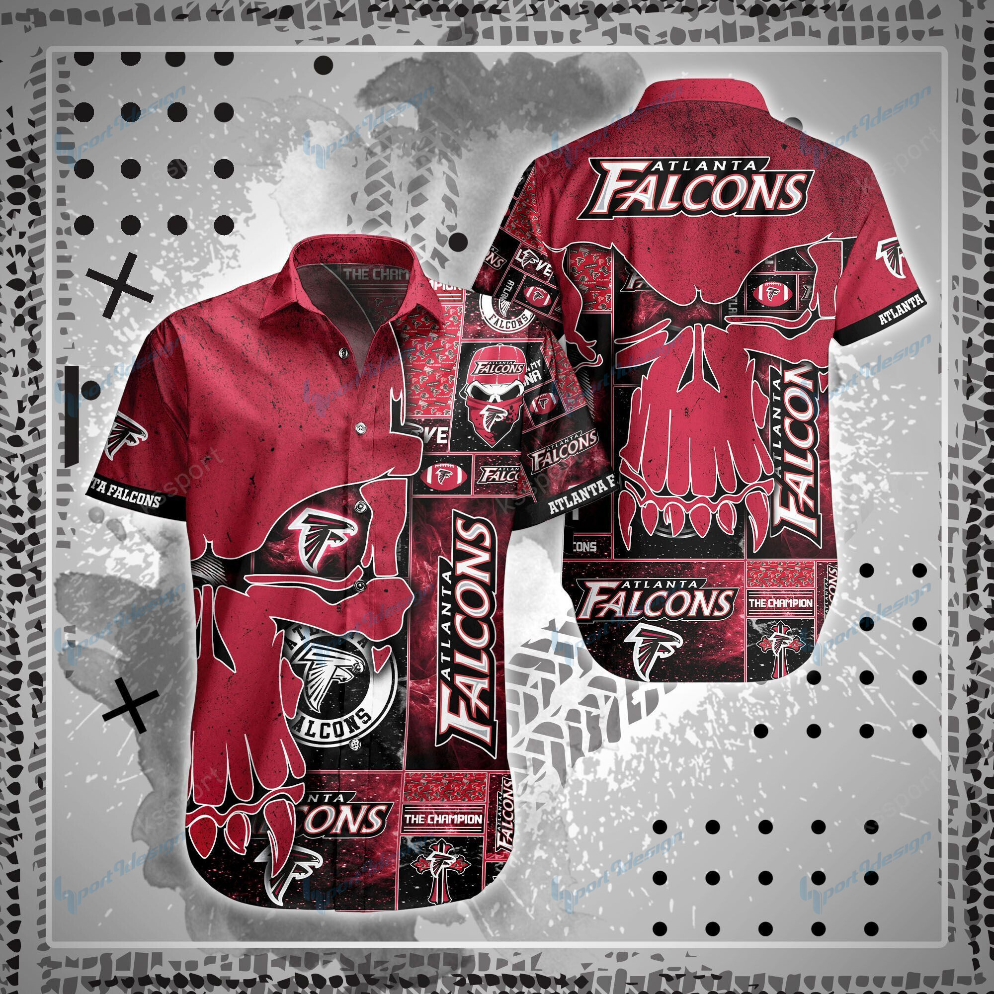 Atlanta Falcons Shirt And Shorts Bg102