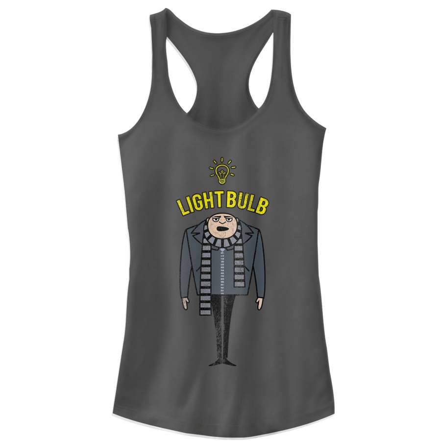 Despicable Me Junior’s Gru Lightbulb  Racerback Tank