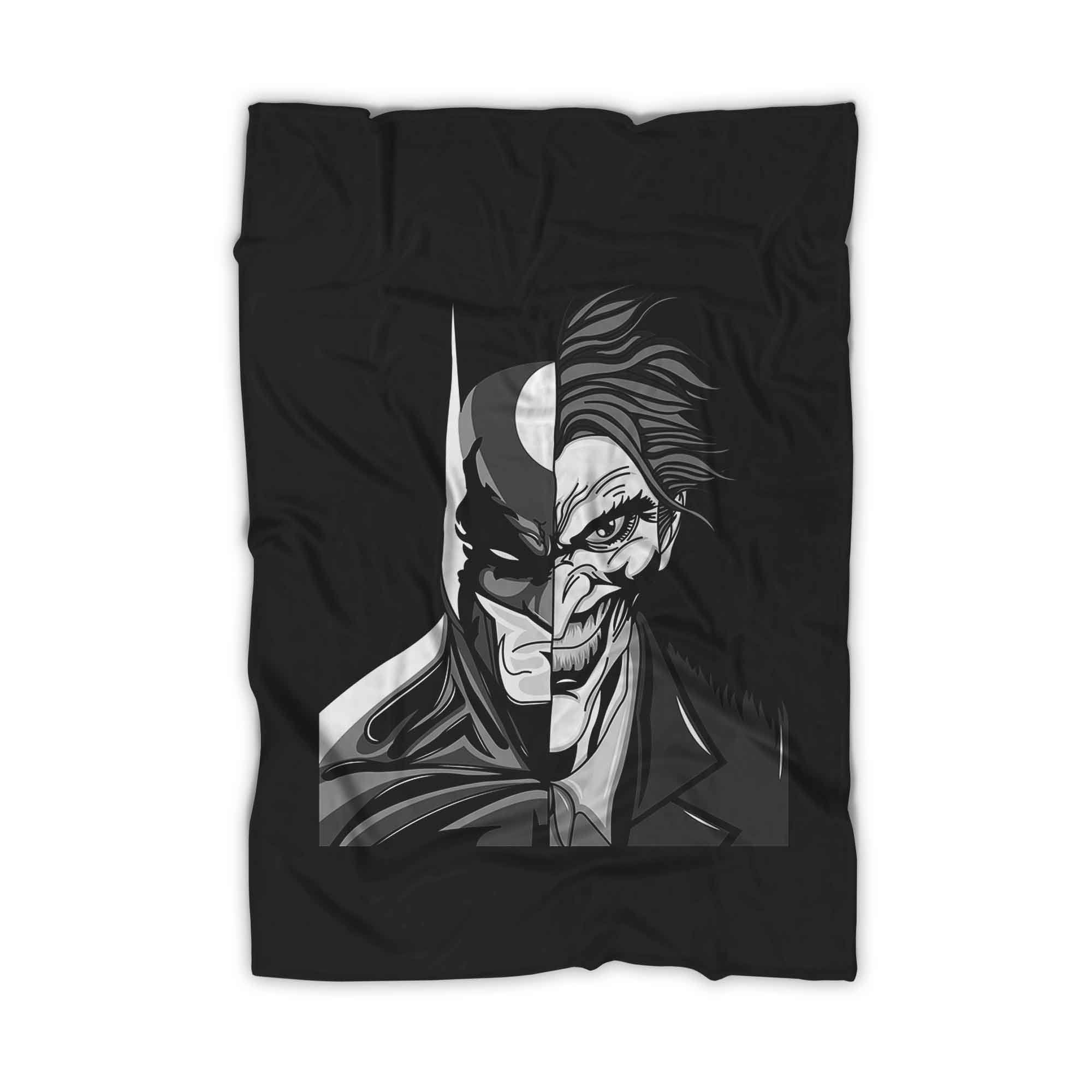 Batman And Joker Art Blanket