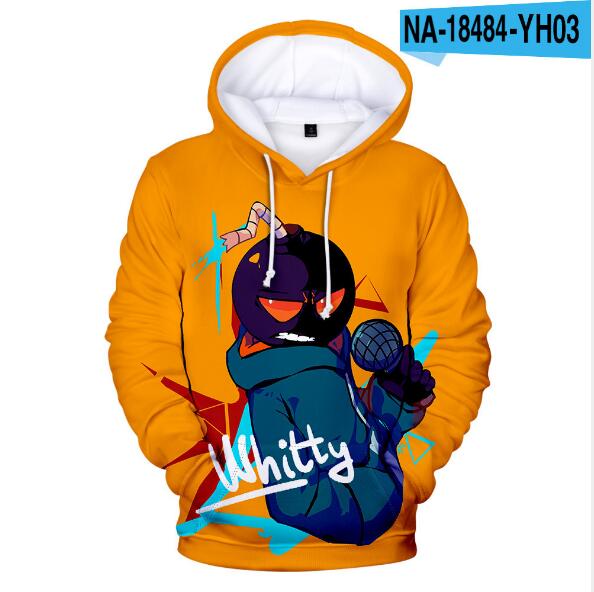 Trend Anime Autumn Sweatshirts Friday Night Funkin 3D Digital Hoodies Men/Women/Kids Fashion Streetwear Pullover Kawaii Clothes alx