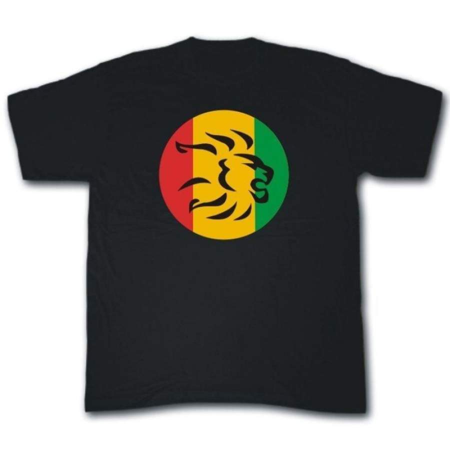 Rasta Lion Head Reggae Dub Step Music Dance T-shirt