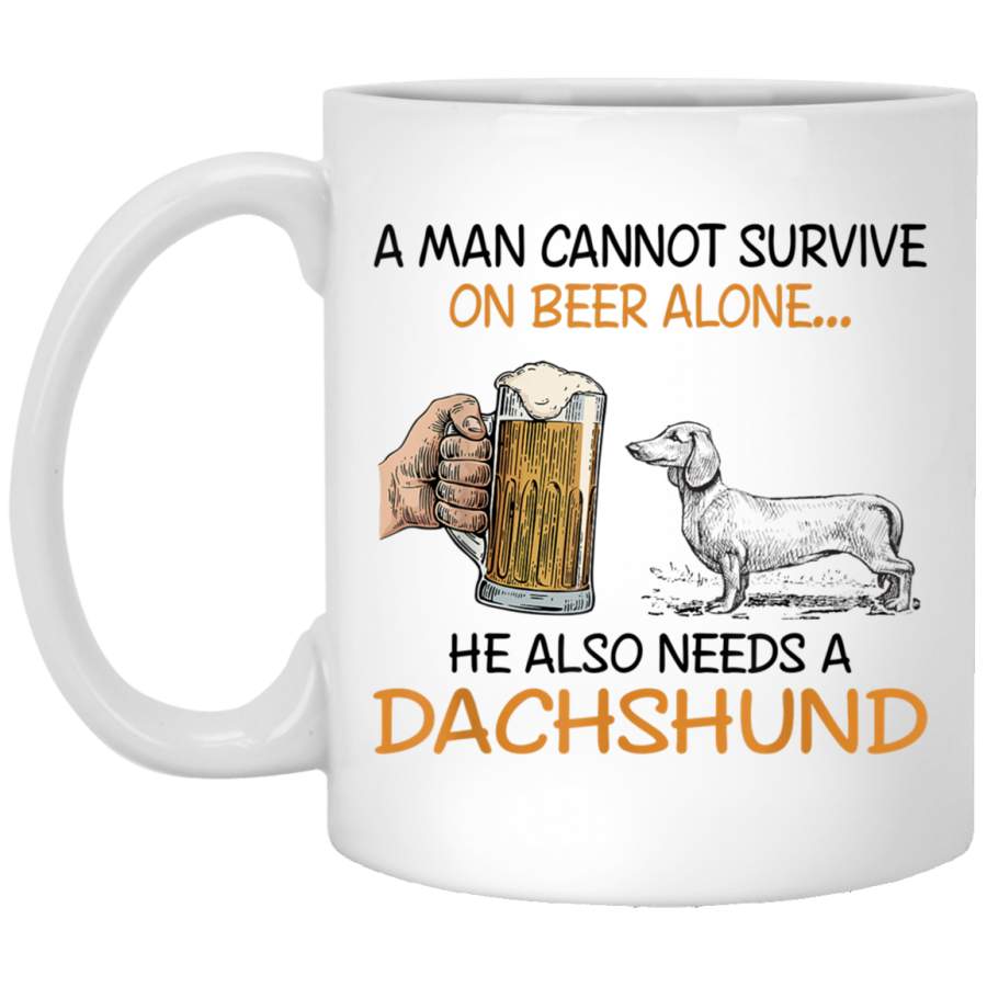 Weenie Dog Dad Costume Drink Beer Dachshund Puppy Mug Mug