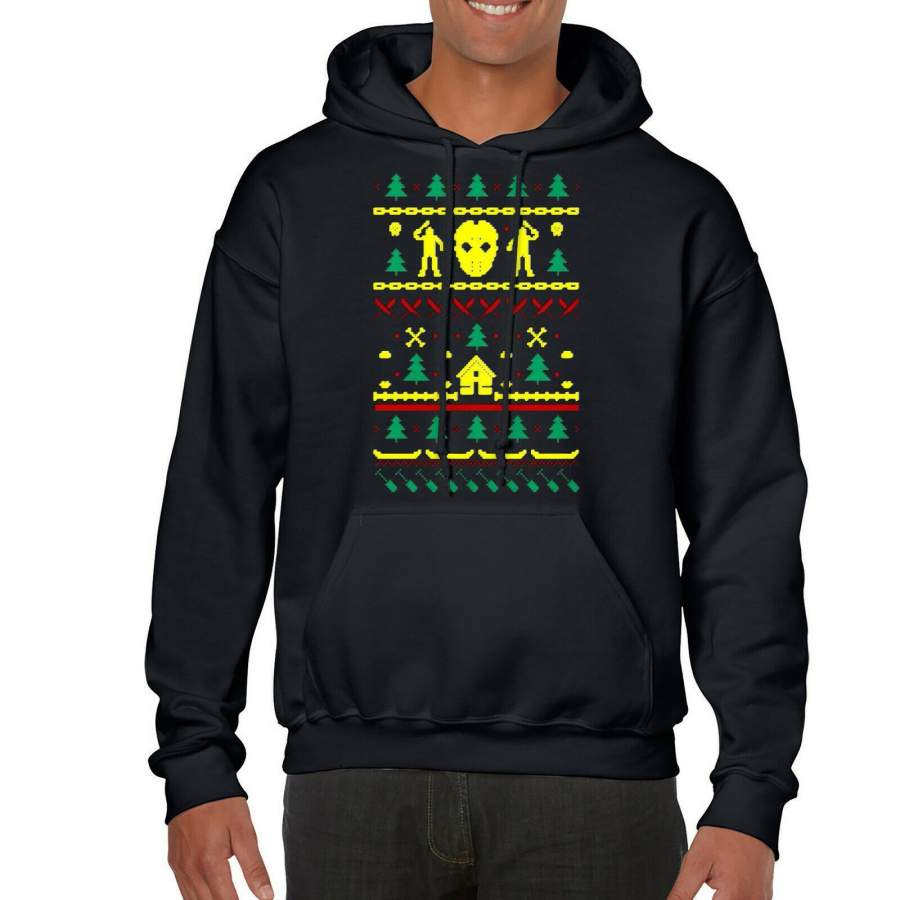 Jason Vs Freddy Krueger Christmas Hoodie,Killer Horror