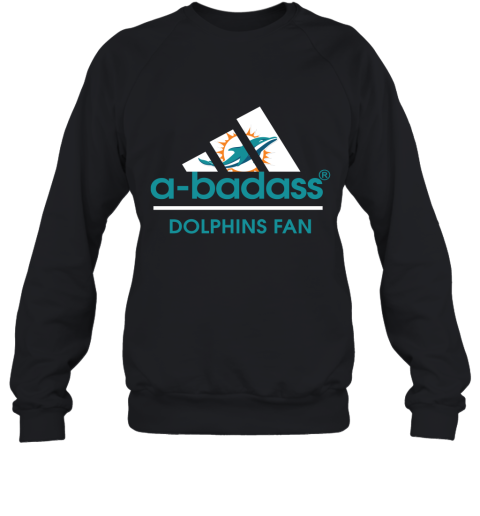 A Badass Miami Dolphins 2D Sweatshirt