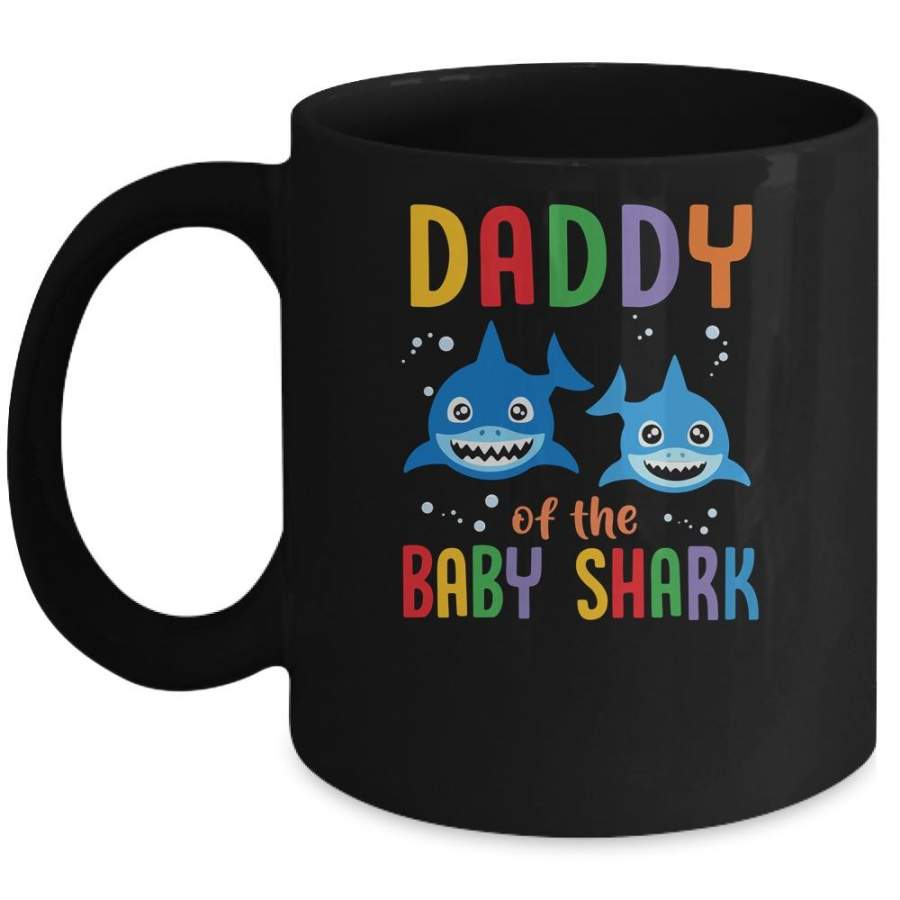 Daddy Of The Baby Shark Birthday Daddy Shark Mug