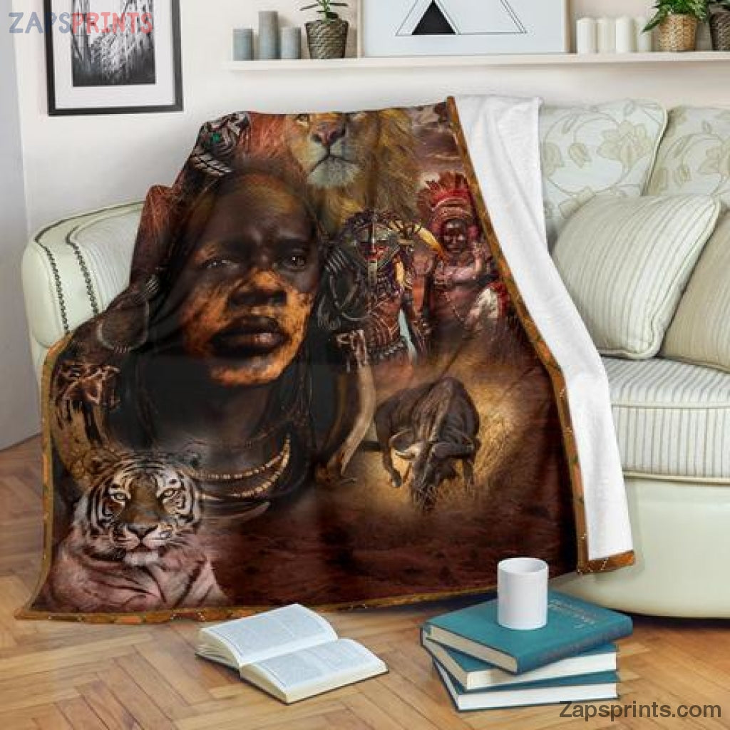 The Beauty Of African Culture – African Culture C Blanket – African Culture And Traditions Fleece Blanket