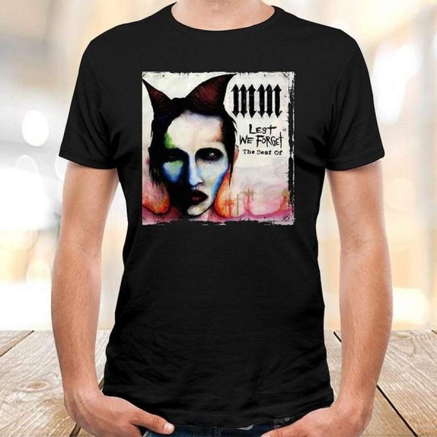 Men’s Marilyn Manson Lest We Forget The Best of T-shirt