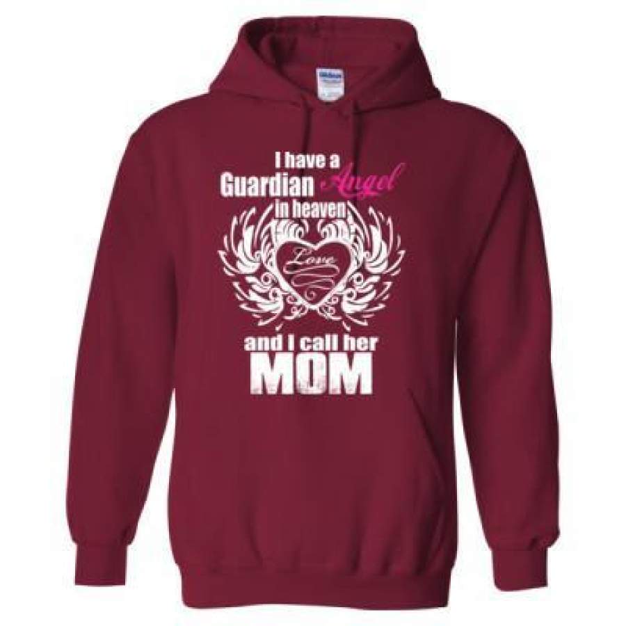 AGR I Have A Guardian Angel In Heaven I Call Her Mom – Heavy Blend™ Hooded Sweatshirt