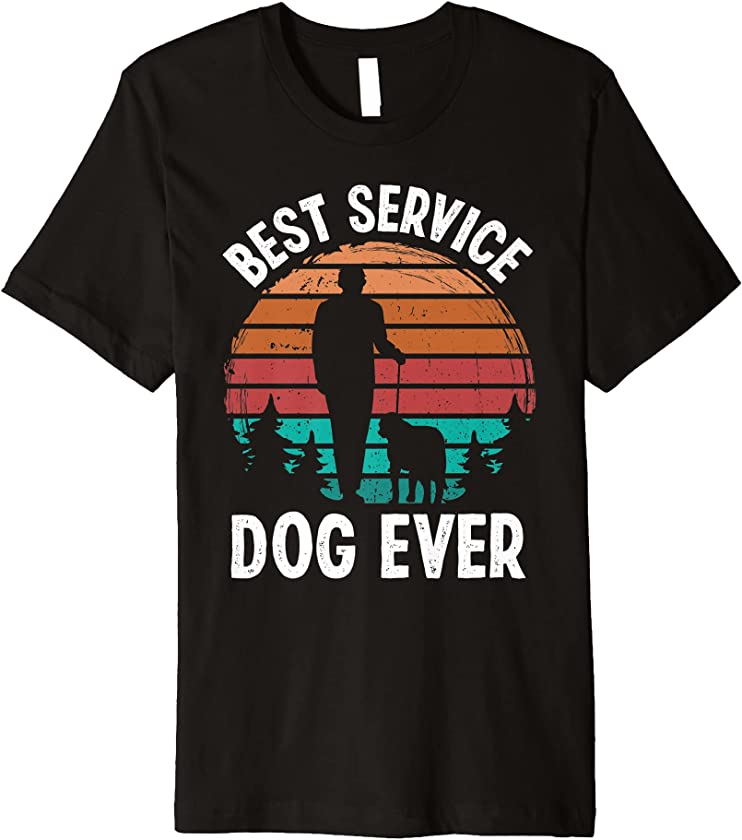 Support Animal Harness for Dogs Emotional Service Dog Patch Premium T-Shirt