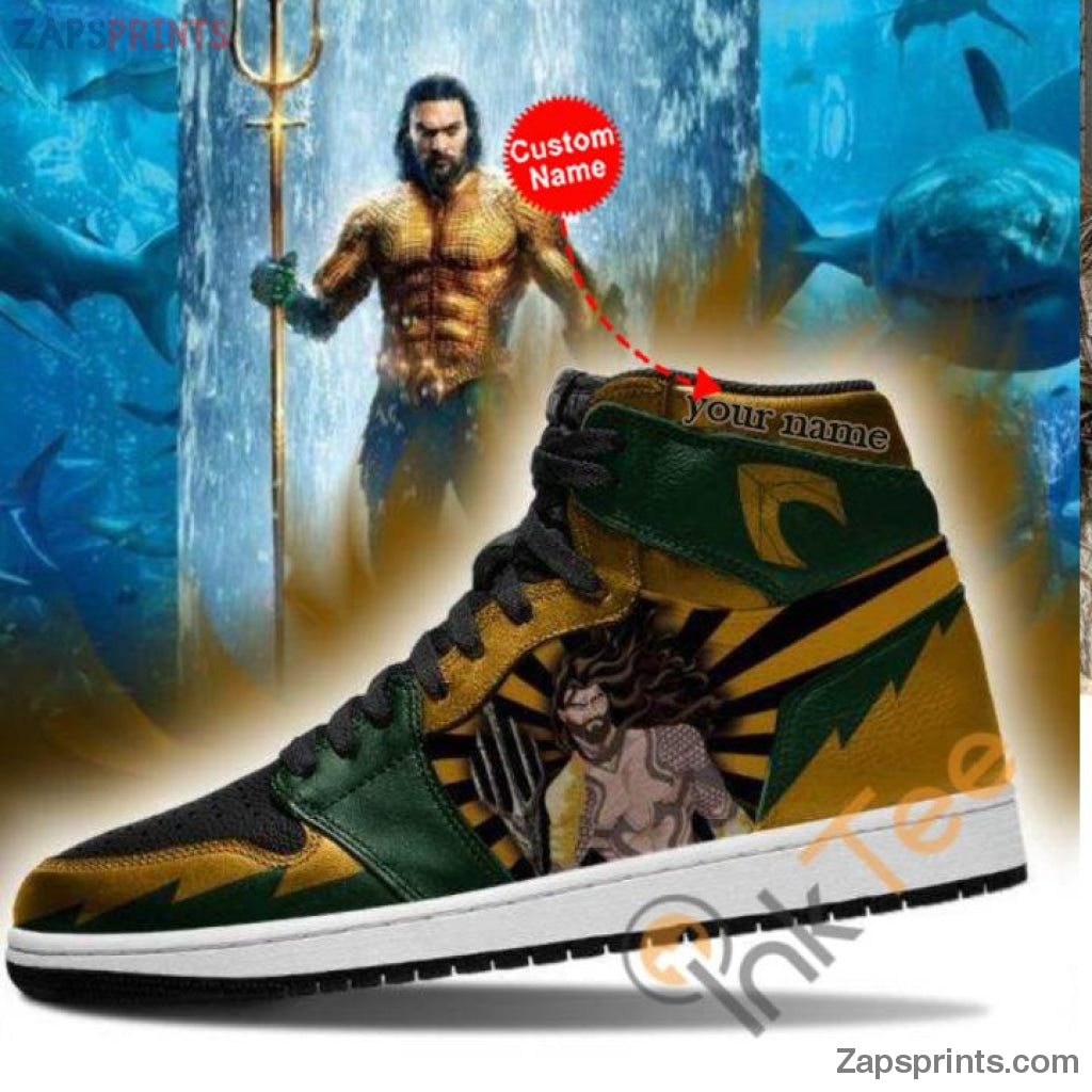 Aquaman Sport Personalized Name Air Jd1 Sneakers Custom Shoes 1