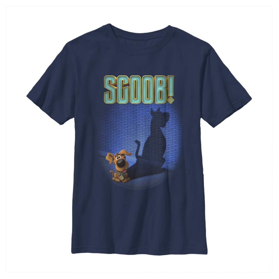 Scooby Doo Boy’s Dog Shadow  T Shirt