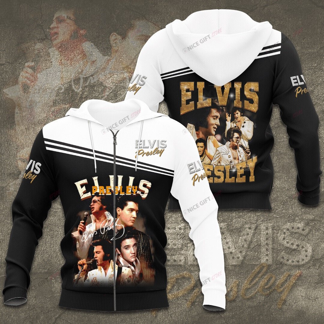 Elvis Presley Zip Hoodie 3D 3Zh-Z4G7
