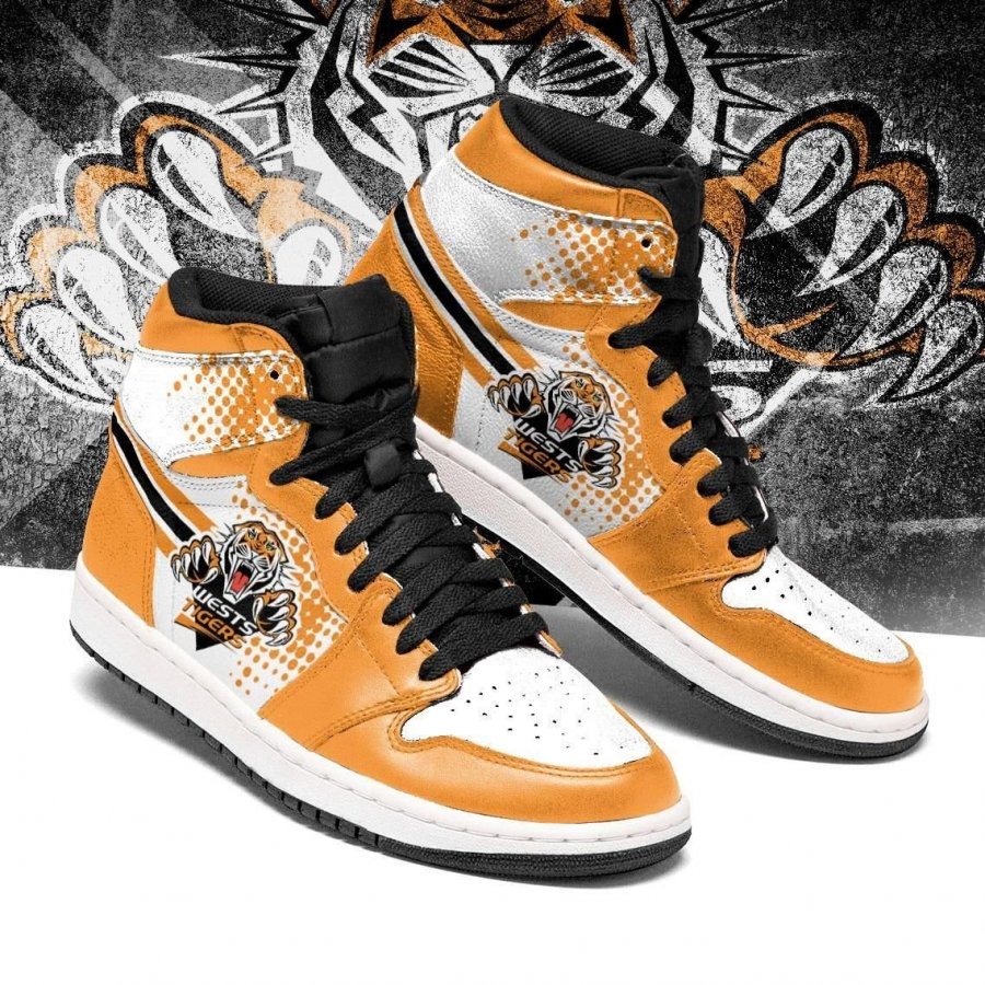 Wests Tigers NRL Jordan Sneaker For Fan #682