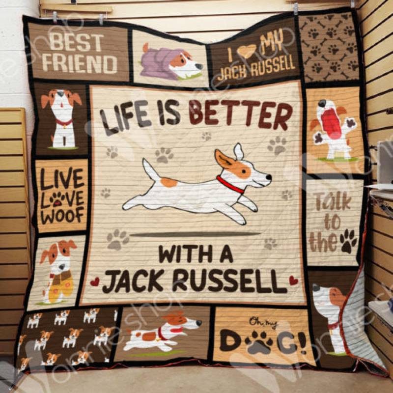 Jack Russell Dog Blanket NOV2802 68O56